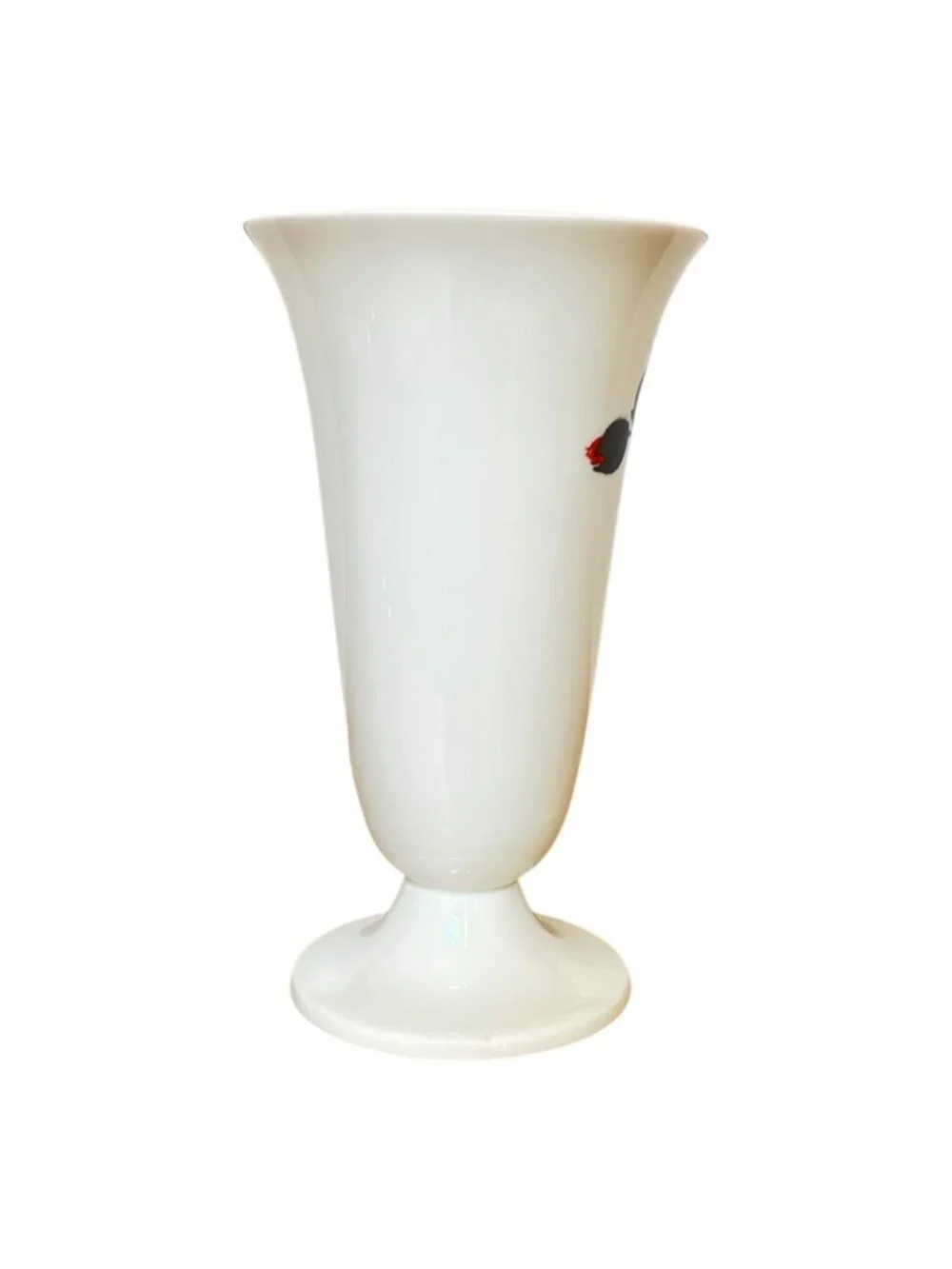 Vintage Wedgwood Bone China Cornpoppy Vase, Susie Cooper Design, Trumpet Shape,